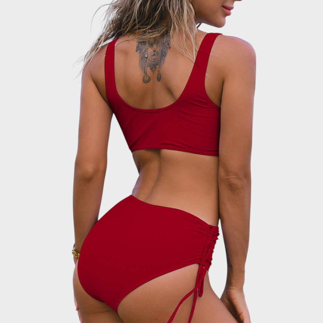 María | Conjunto De Bikini De Un Solo Color