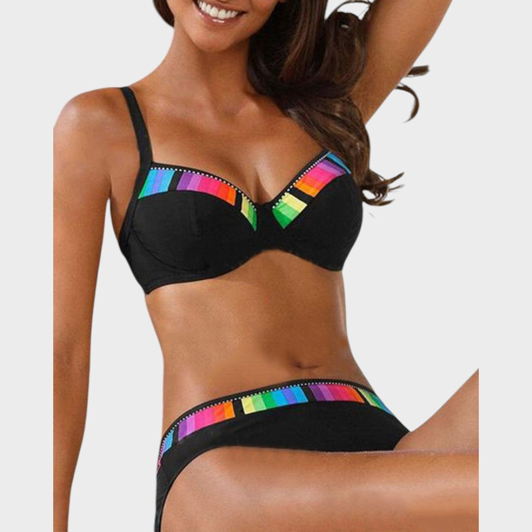 Irís | Bikini Dividido Con Degradado De Color