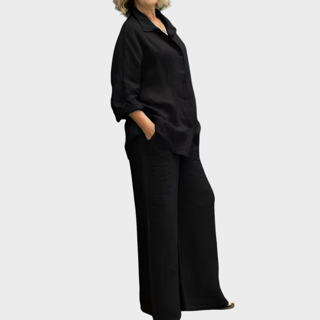 Lara | Conjunto De Camisa Y Pantalón