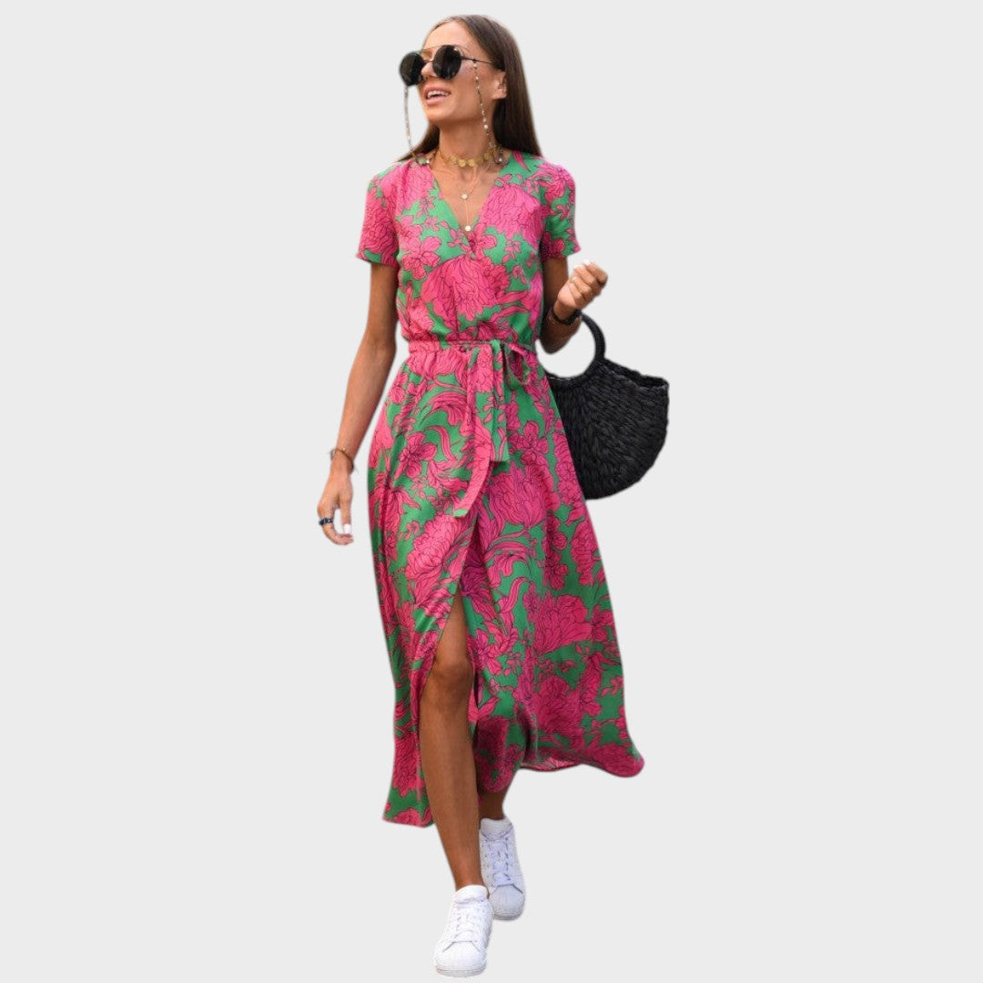 Amelie | Vestido Midi Cruzado