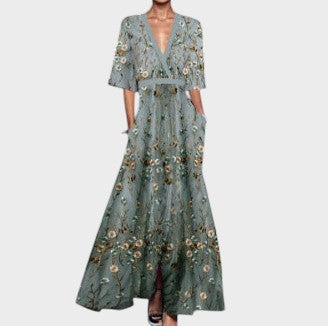 Emily | Vestido Floral Cuello V