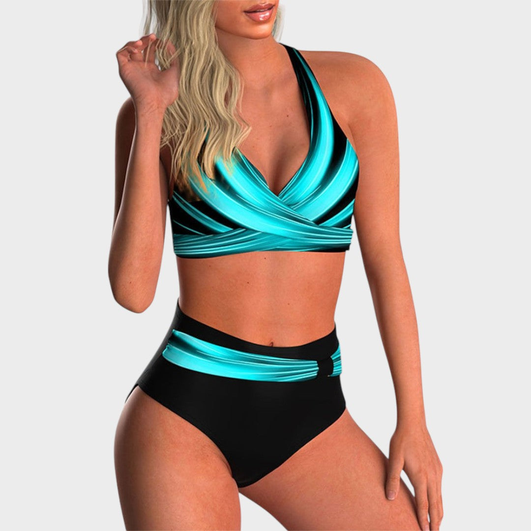 Liliana | Conjunto De Bikinie Cuello Cruzado