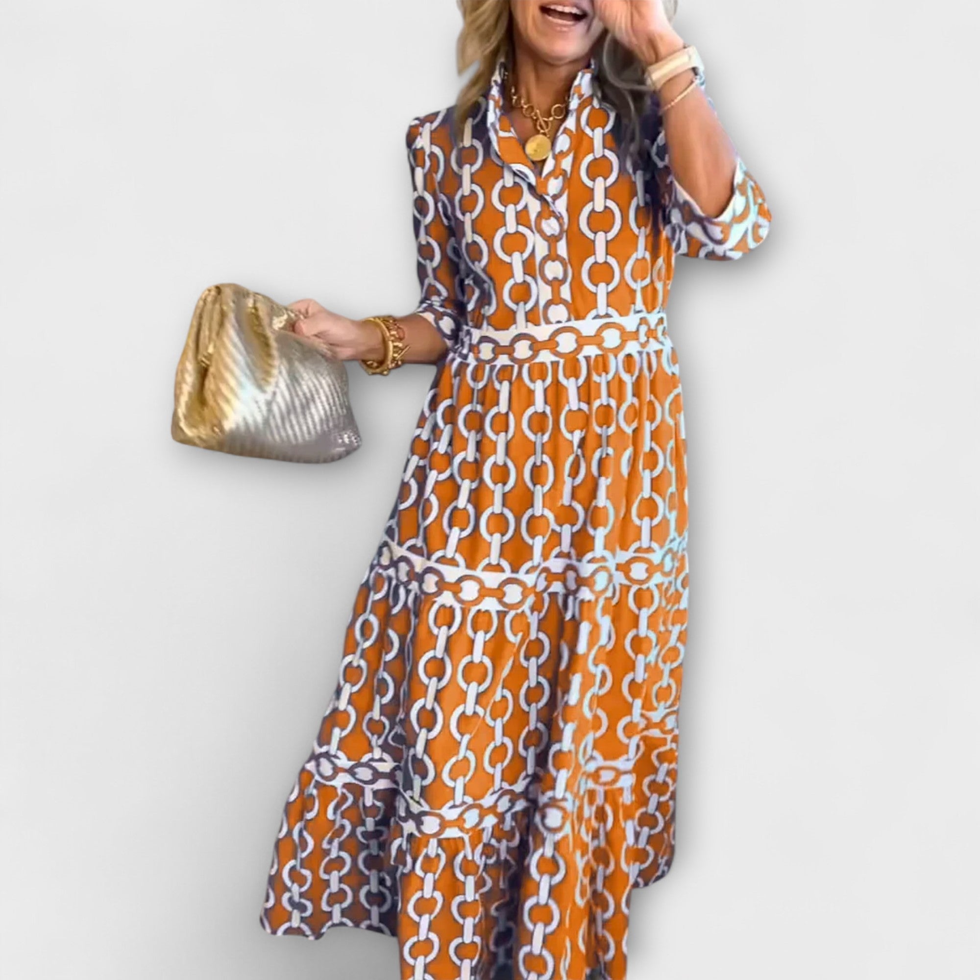 Jude | Vestido Midi Meia Manga