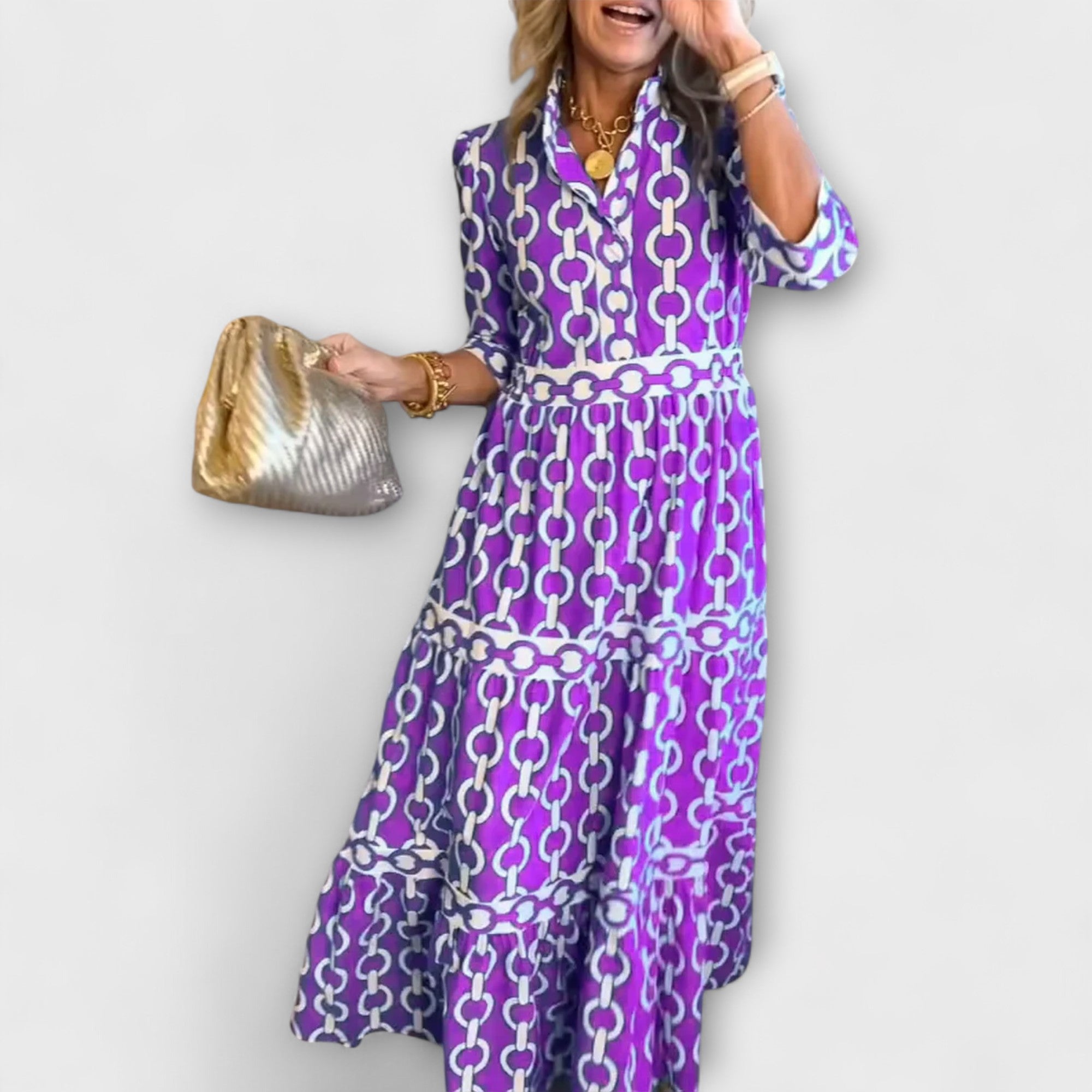Jude | Vestido Midi Meia Manga