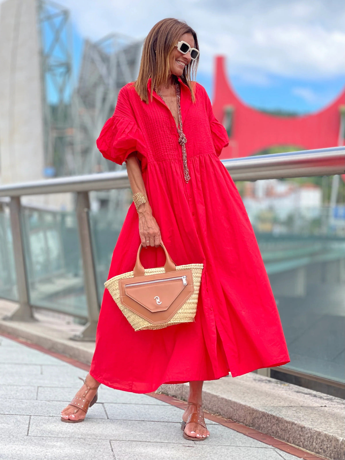 Vestido Celia — Elegancia Atemporal en Algodón Egipcio