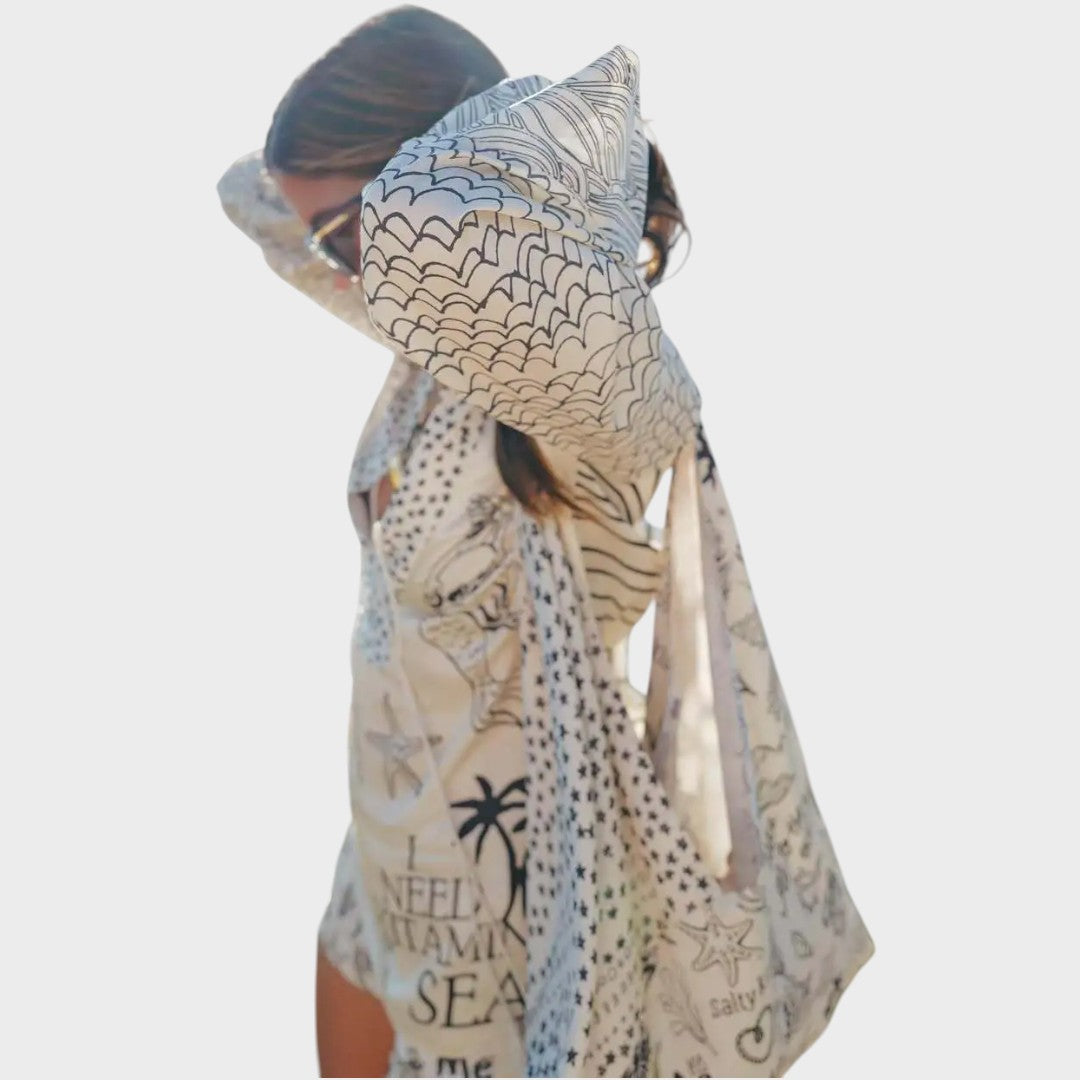 Arial | Conjunto de Camisa Y Pantalones Cortos Con Cullo En V