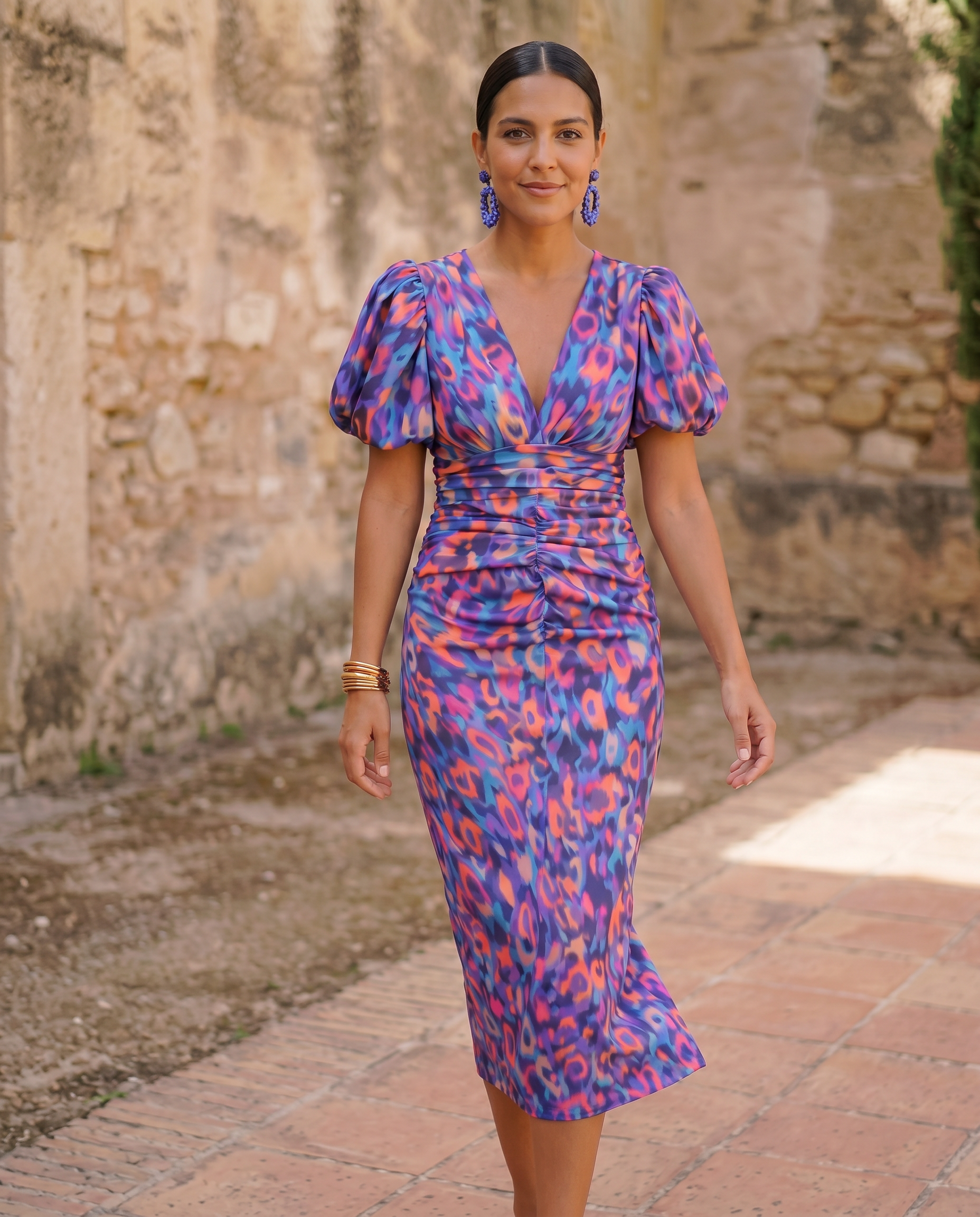 Vestido Sofia — Éloren Lisboa · Silhueta completa exterior